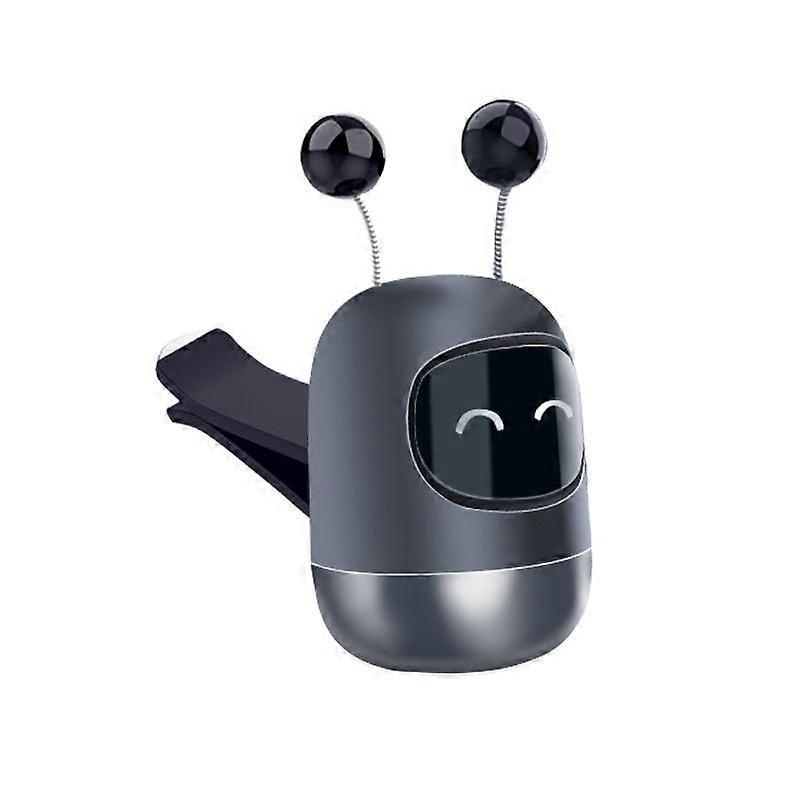 Long-Lasting Clip-on Fragrance Diffuser + Solid Car Perfume, Aromatherapy Robot, Automatic Air Outlet