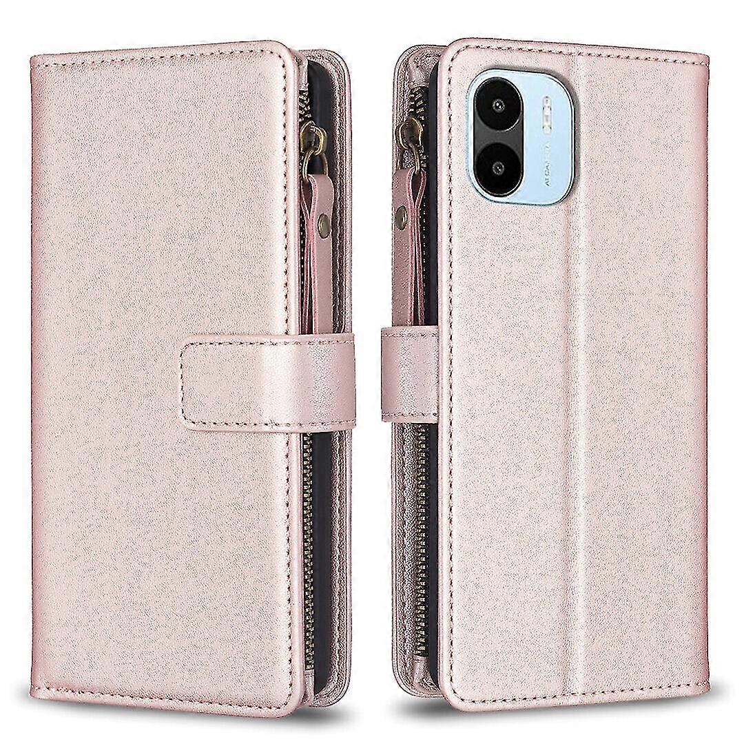 Case For Xiaomi Redmi A1/a2 Zipper Cover Leather Wallet With Card Holder Magnetic Closure Compatible With Xiaomi Redmi A1/a2 Case