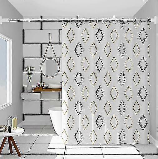 Cortina de ducha triangular en forma de diamante Cortina de ducha impermeable