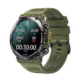 1.39-inch three-proof call smart watch music weather heart rate blood pressure blood oxygen smart watch green