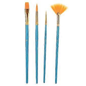 4pcs Nylon Hair Art Painting Brushes Painting Brushes Artist Watercolor Brush Pen Set