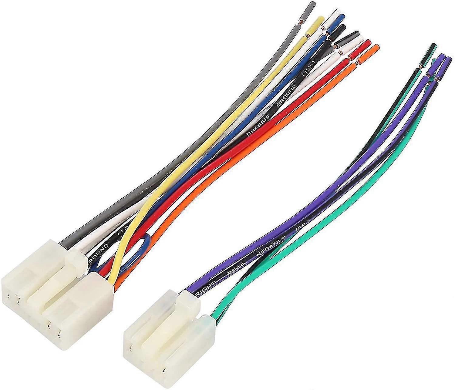 Car Stereo Cd Player Wiring Harness Wire Radio Adapter Set