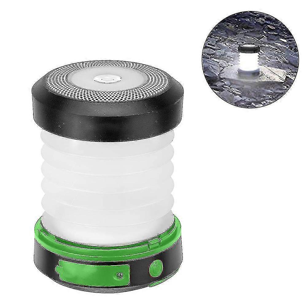 Camping Lanterns - Solar Powered Or Usb Rechargeable Emergency Lights Green