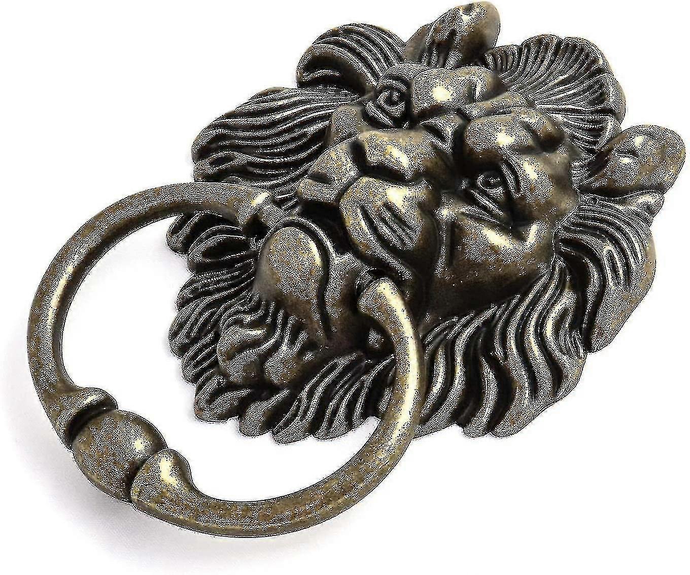 Antique Bronze Lion Door Handle Classical Lion Head Knocker