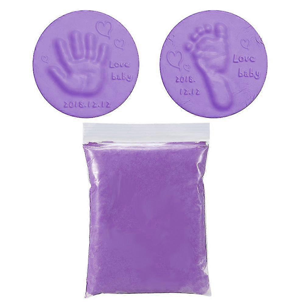 7 Color Baby Care DIY Hand Foot Inkpad Soft Clay Fluffy Foam Supplies for Handprint Footprint and Fingerprint - Kids Toys