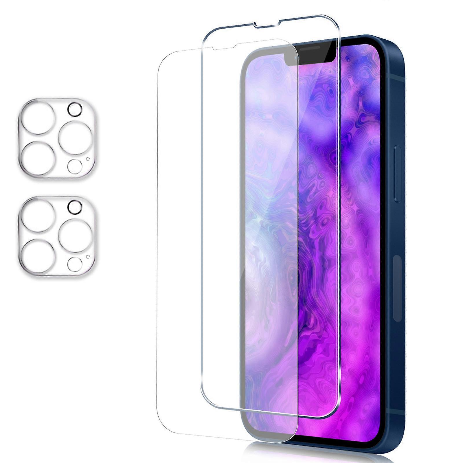 3 Pack Screen Protector for iPhone 15 Pro Max/ 15 Ultra + 3 Pack Camera Lens Protector 9H Hardness