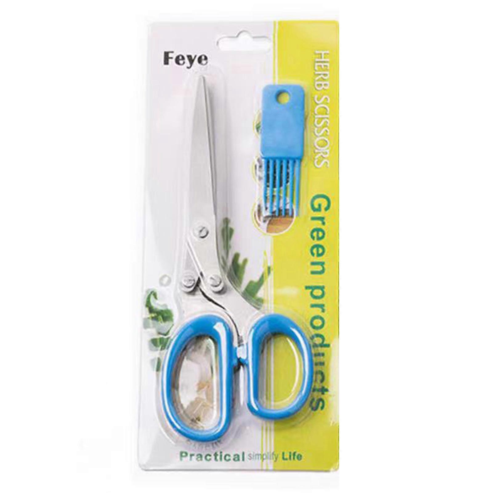 Multi-layers Kitchen Herb Scissors Sharp Dishwasher Safe Kitchen Scissors For Fresh Herbs Vegetables & Fruit