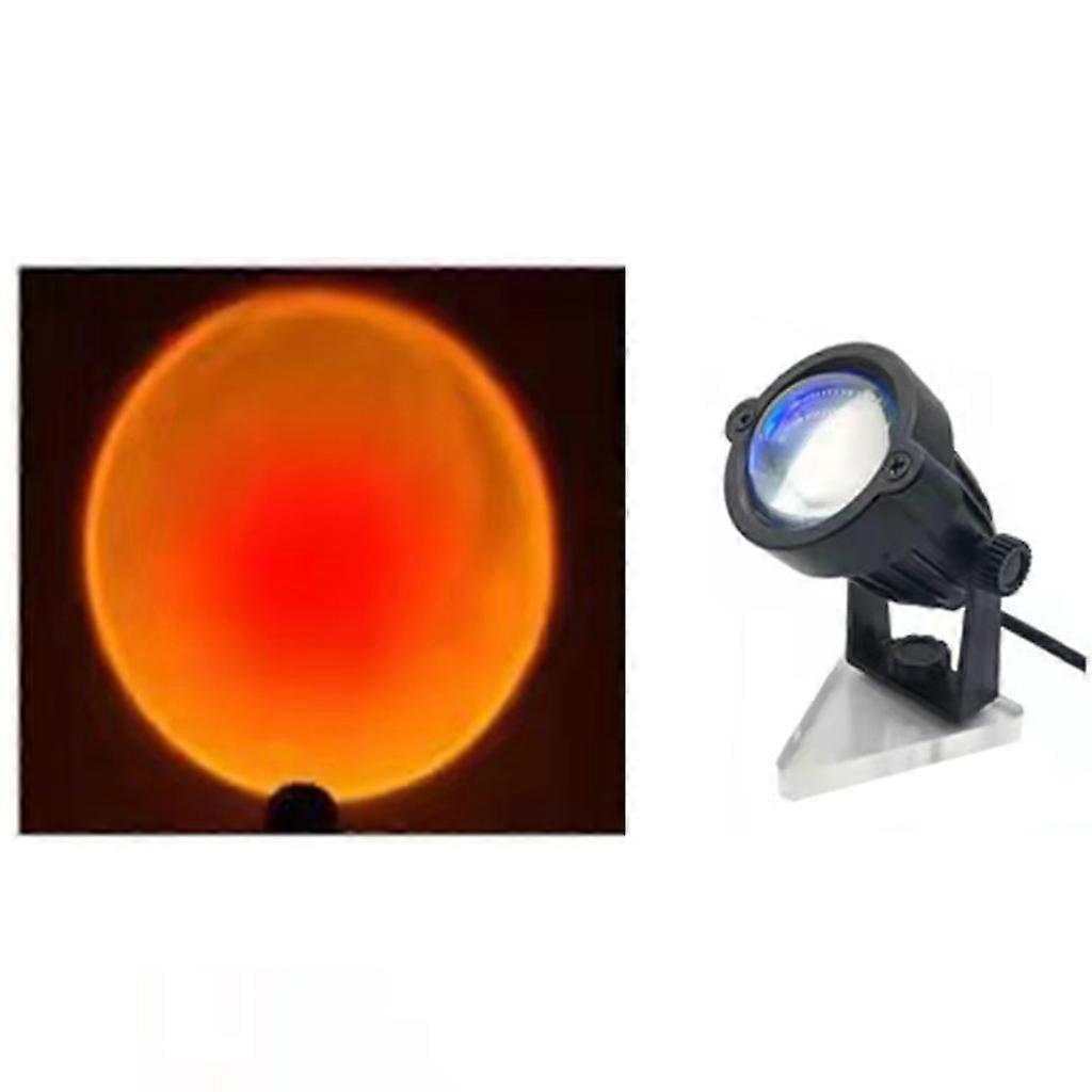 Setting for Sun Rainbow Projection Lamp USB Atmosphere LED Night Light Backgroun