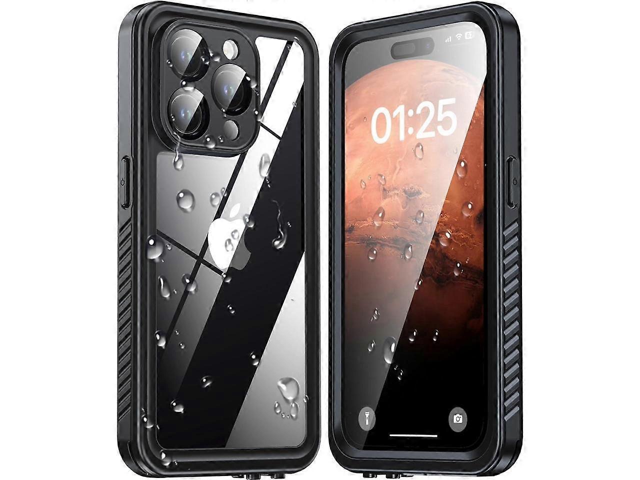 for iPhone 15 Pro Case Waterproof, Shockproof [IP68 Waterproof] [Built-in Screen & Lens Protector] [Dustproof][Real 360] Full Body Heavy Duty Rugged P