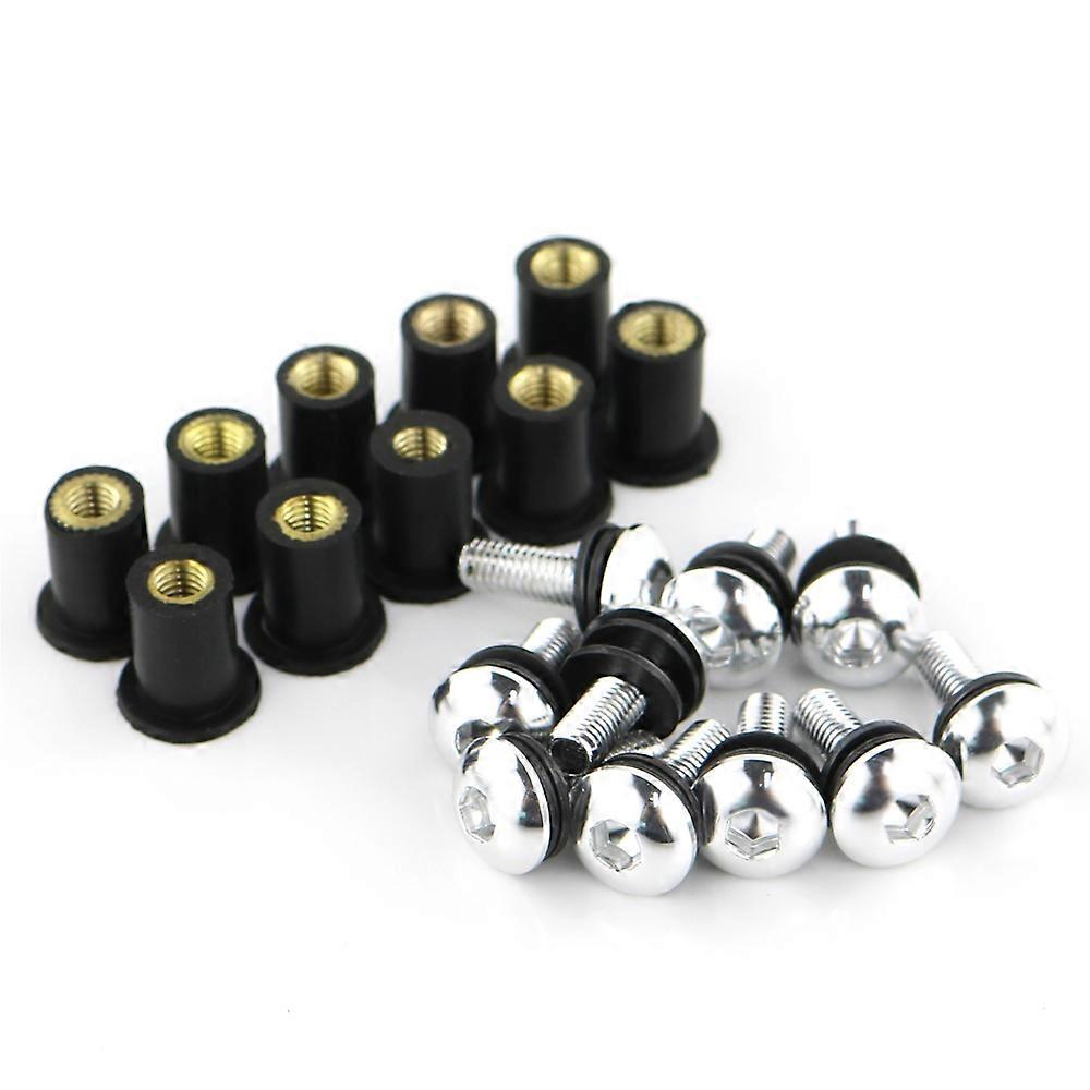 M5 Windscreen Windshield Bolts Screw For Yamaha FZ1 FZS1000 Fazer FZ6R FZ6 FZ8-N S Fazer8 FZ16 FJR 1300 TDM 900 TRACER 900 FJ-09