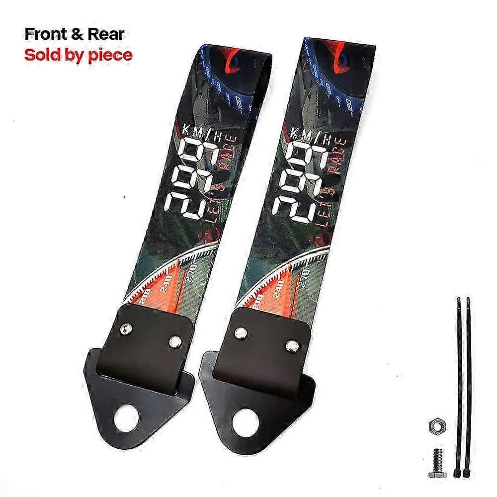 JDM Racing Style Tow Strap Universal Race Towing Bars Nylon Car Trailer Ropes Hook for Speed Hunters HKS Initial D