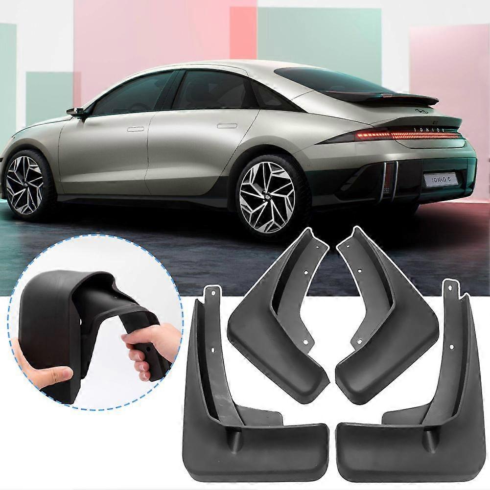 For Hyundai IONIQ 6 2023 2024 4 Pcs Mudguards Mud Flaps Front MudFlaps Styling Car Guard Splash Auto Rear Fender Accessorie T6G1