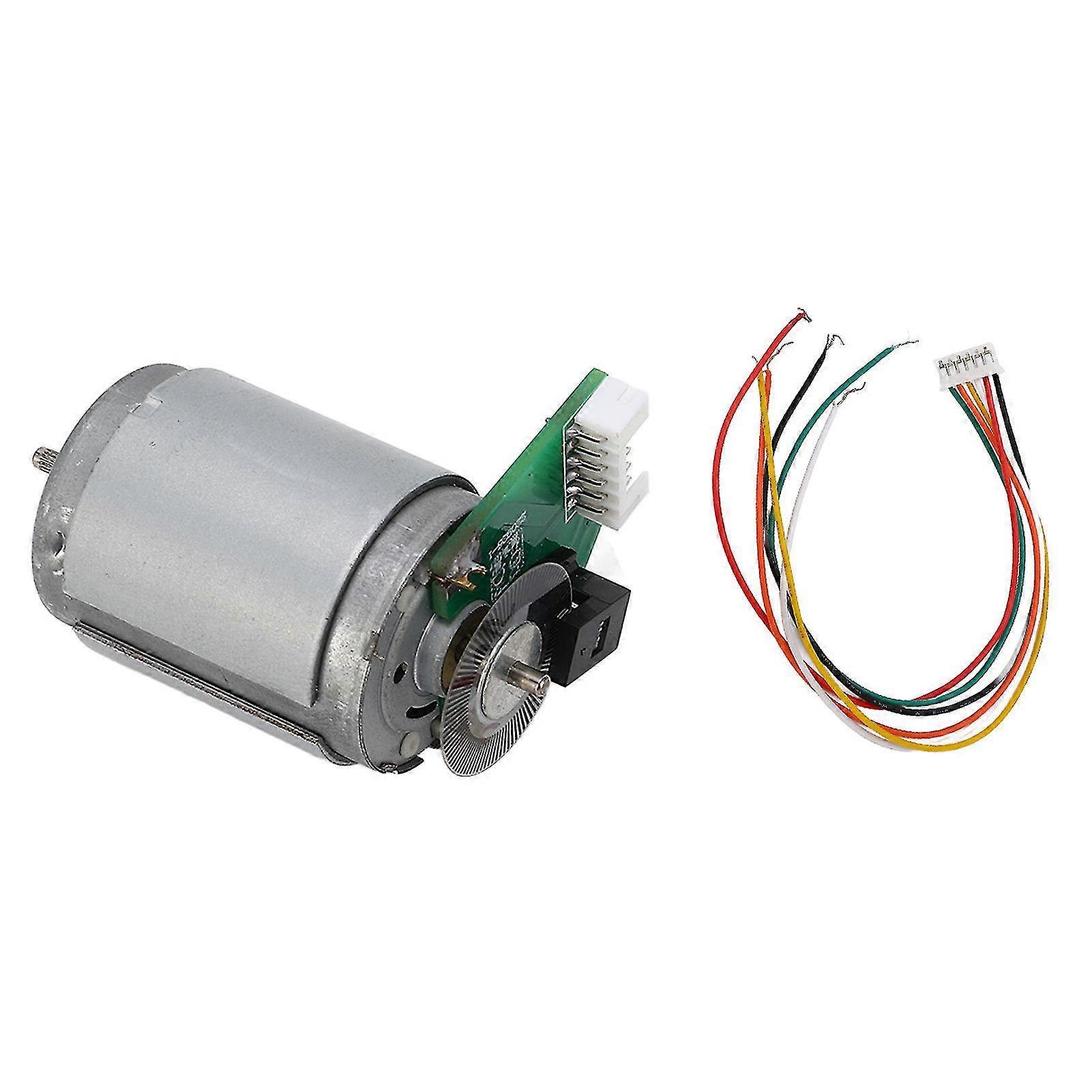 385 Dc Motor 96 Line Code Photoelectric Encoder Ab Phase Brushless Dc Permanent Magnet Motor Dc12v