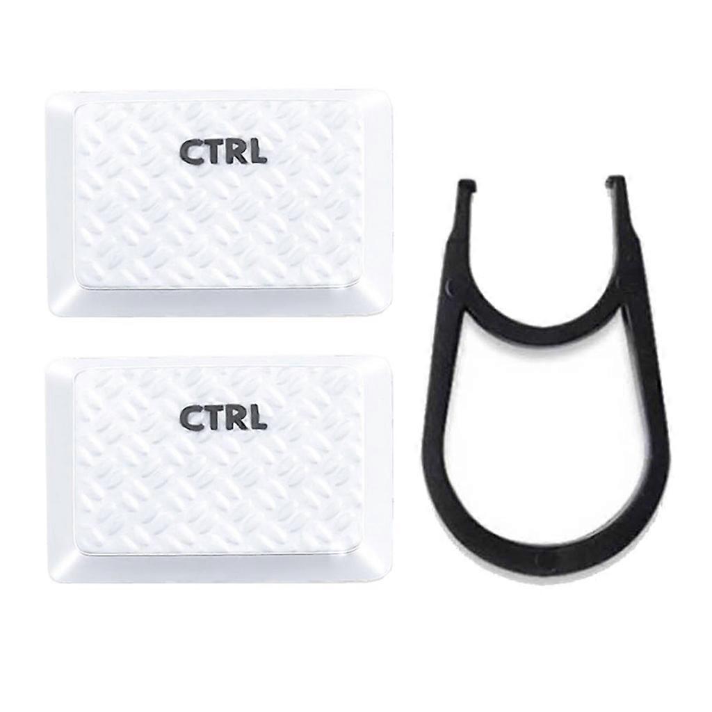 DIY Mechanical Keyboard Key Caps 2Keys CTRL OEM Profile Texture Non-slip Cover