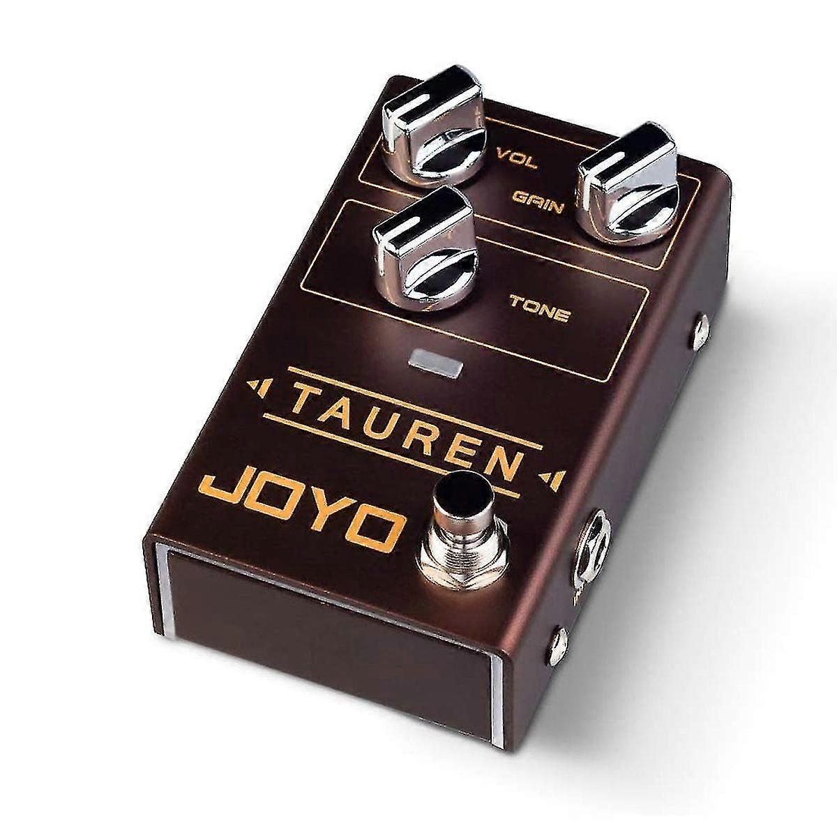 Joyo Gitarr Effekt Pedal Tauren R-01 Overdrive Gitarr Effekt Pedal Clean Boost Distorsion Elgitarrer Musikinstrument