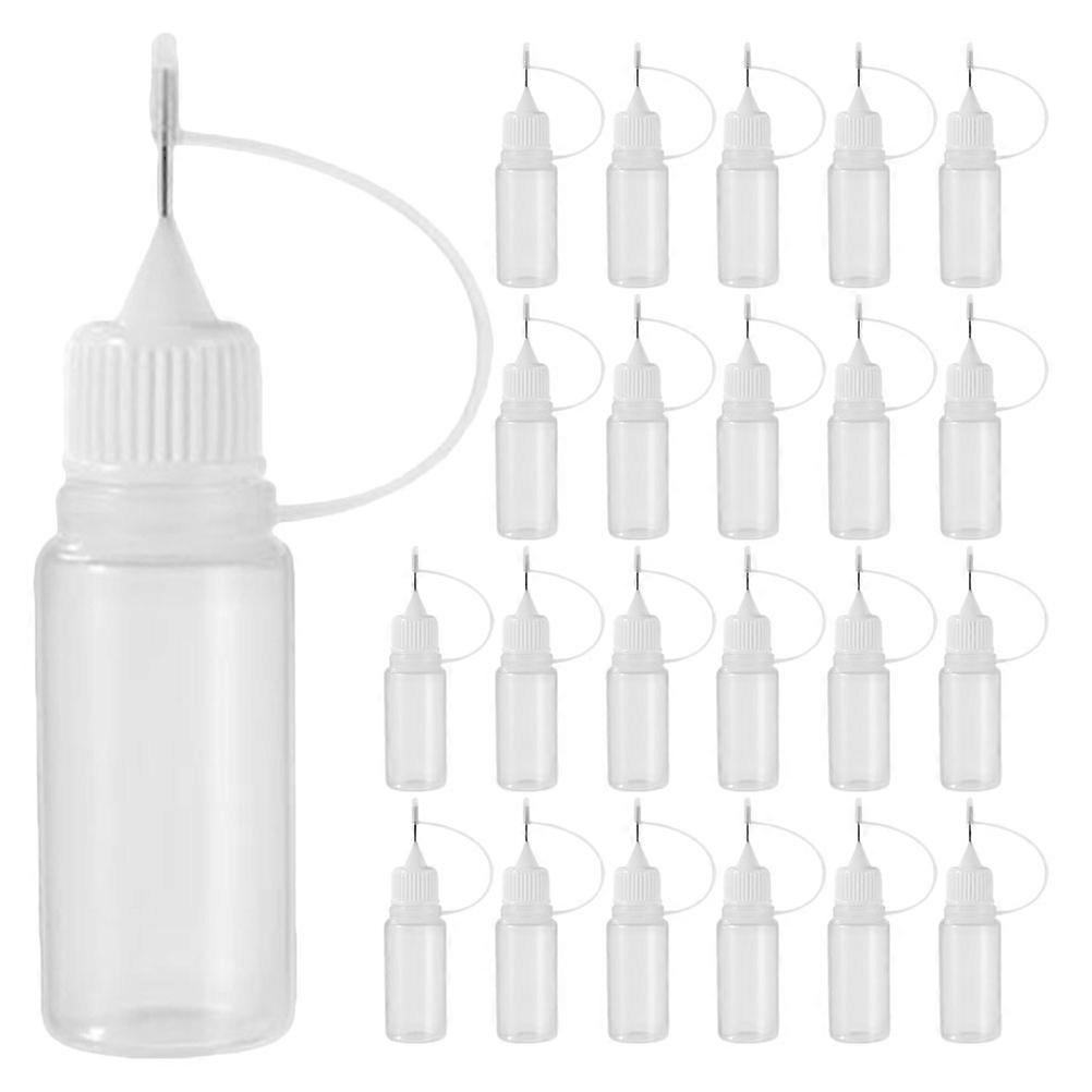 30pcs Fine Tip Glue Bottles Precision Applicator Bottles Small Glue Bottles(5ml)