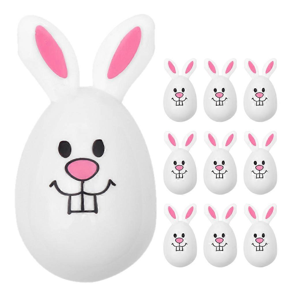10pcs Fillable Easter Eggs Rabbit Shape Eggs Openable Eggs Fillable Eggs Candy Holder