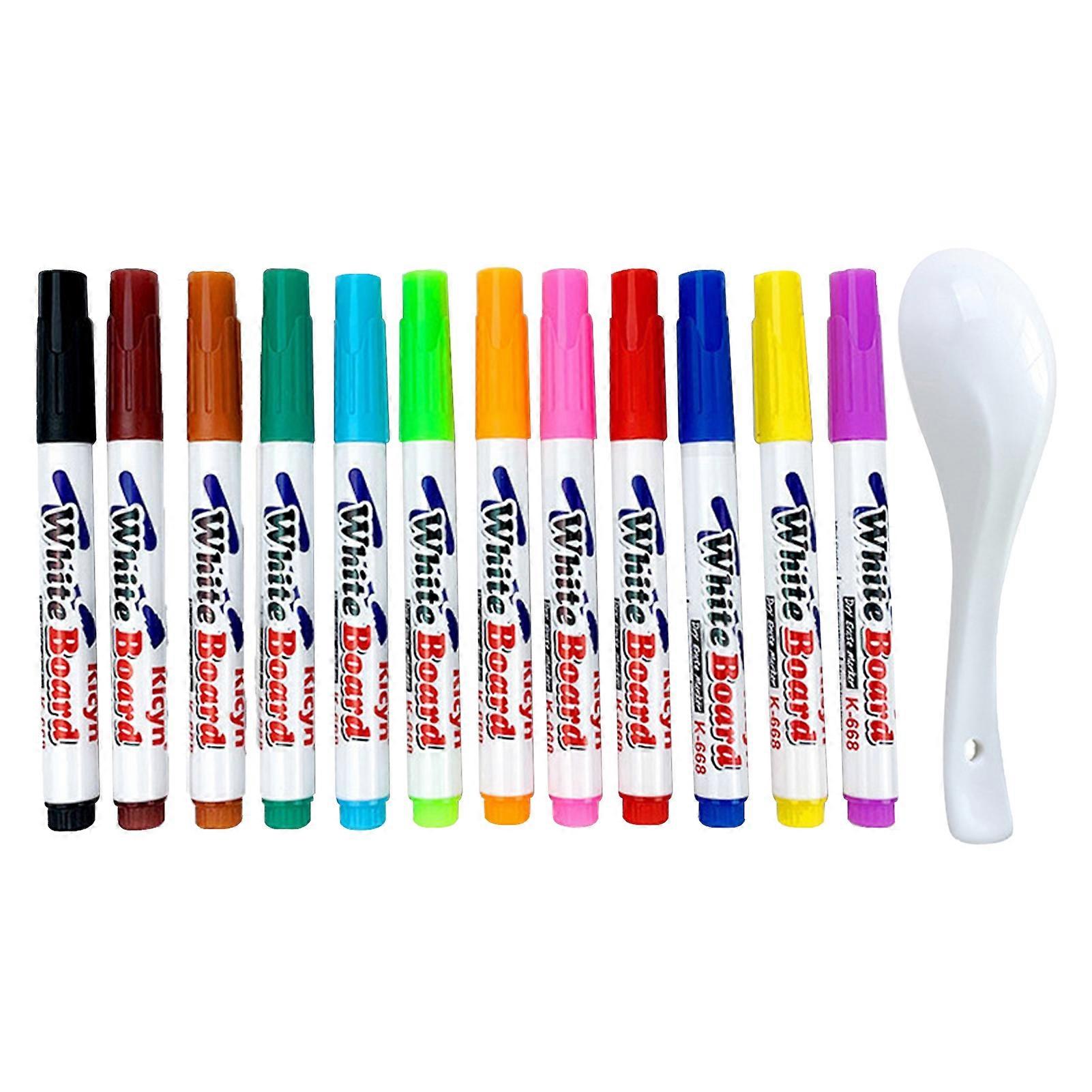 1 Set Water Painting Pens Erasable Large Capacity Portable Water-based Magic Floating Pens for Kids