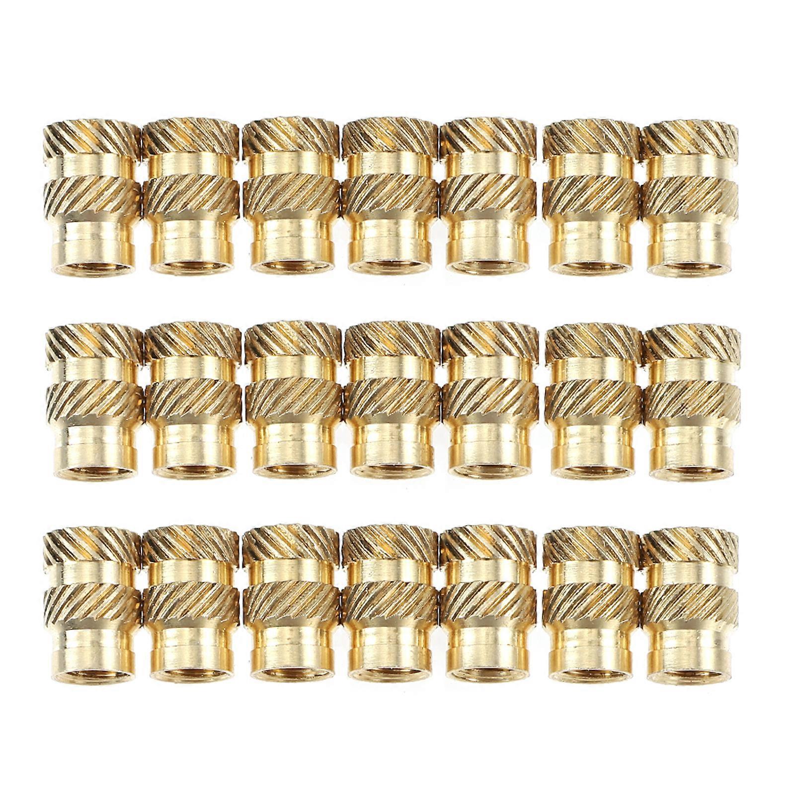 20 Pcs Threaded Inserts Copper Screw Furniture Bolt Inserts Threaded Connector