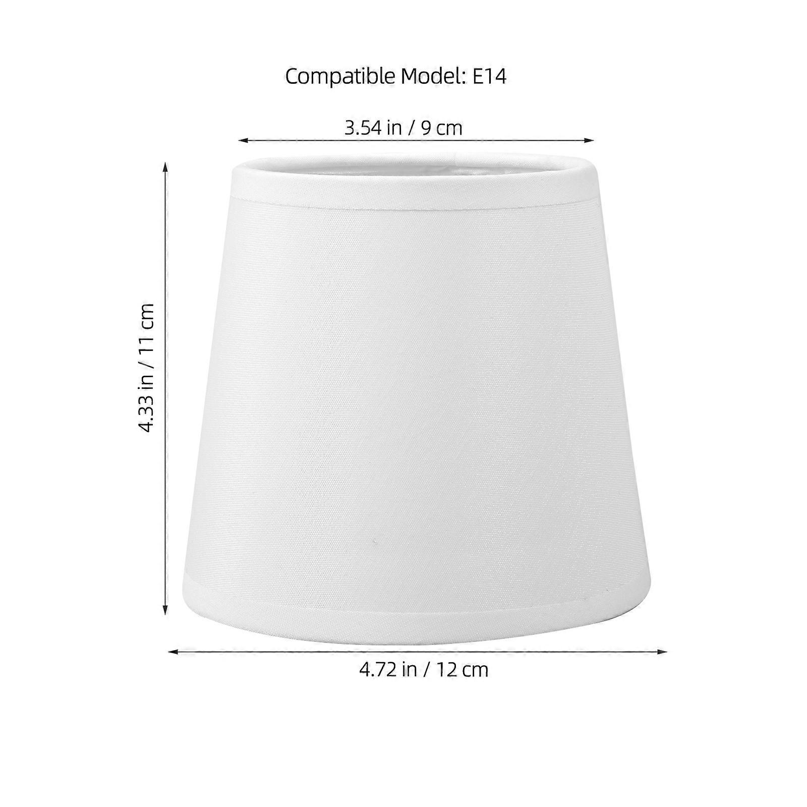 2pcs Lamp Shade Table Lamp Cover Table Light Cover Replacement Lampshade for Bedside Study E14