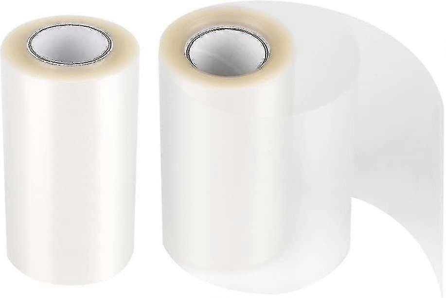 طوق الكيك كعكة الخبز الشفافة حافة محيطية التفاف الشريط ورقة التعبئة والتغليف ورقة ديكور كعكة القشرة احباط لفة حلقات الحلوى (2 قطعة 10 سم * 10 م)