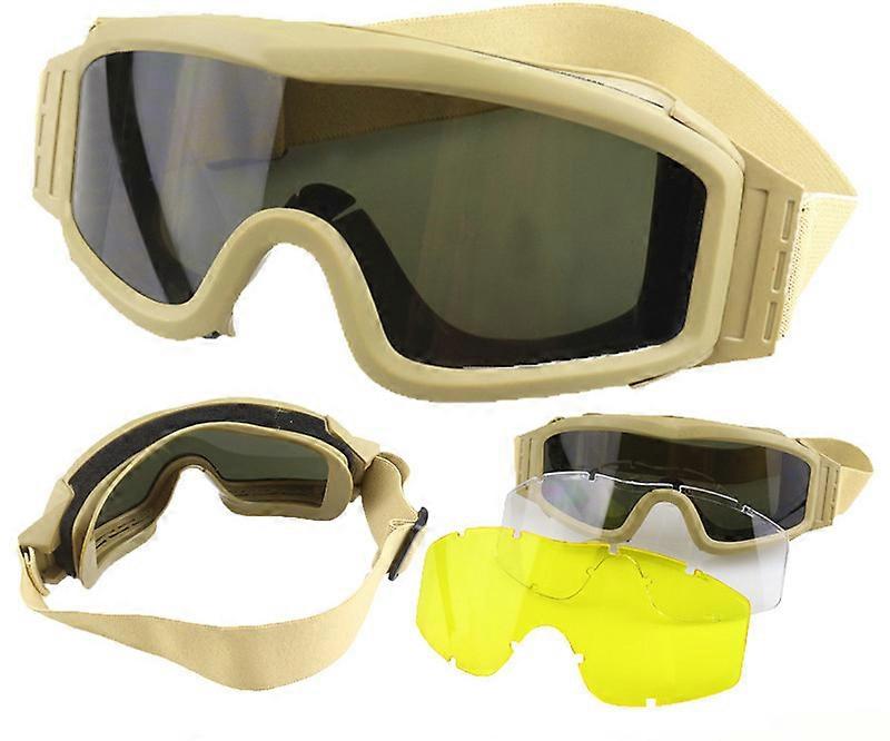 Tactical Glasses Military Shooting Triple