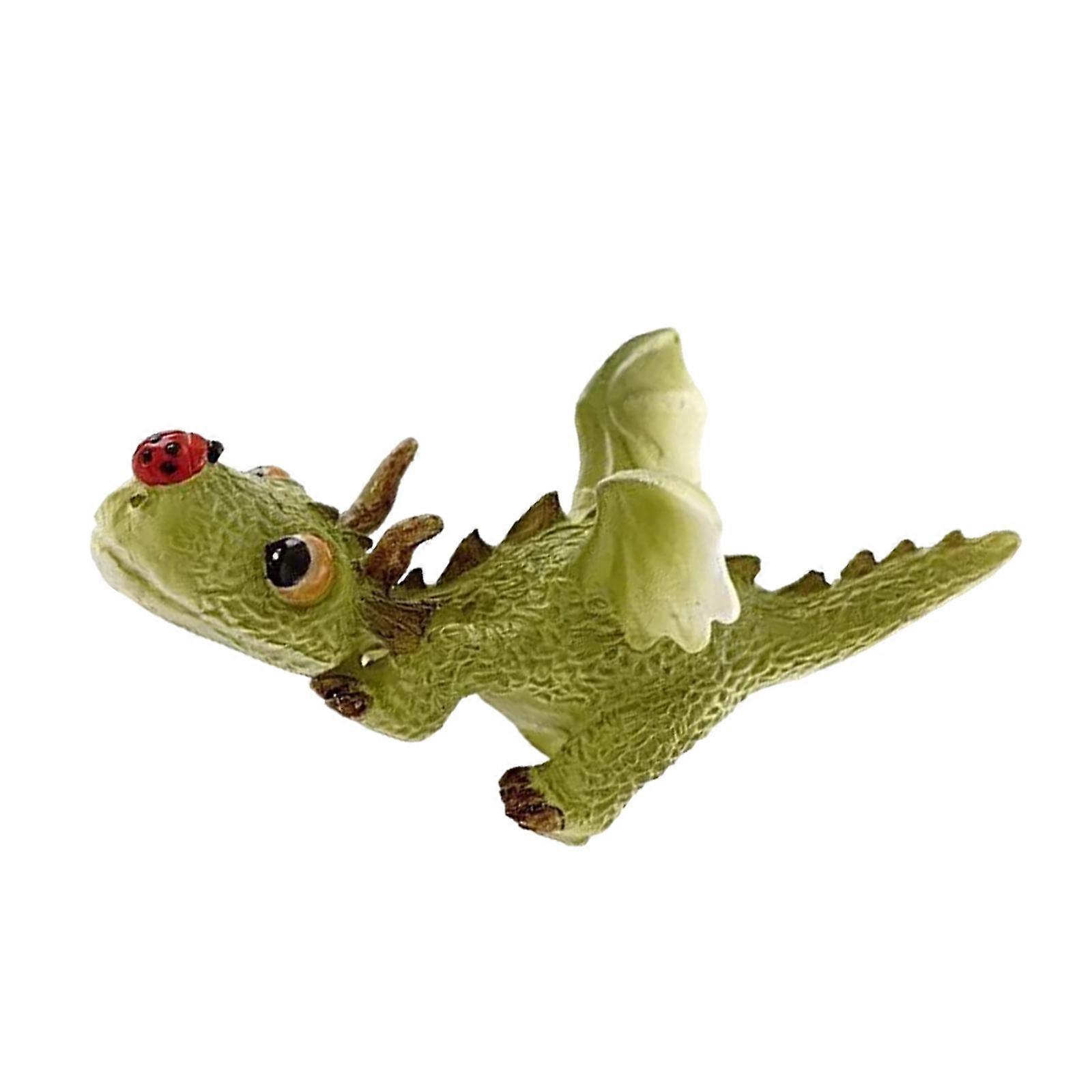 Dragon Statue Fine Craftsmanship Outside Collections Simulation Garden Decor Lying Dragon