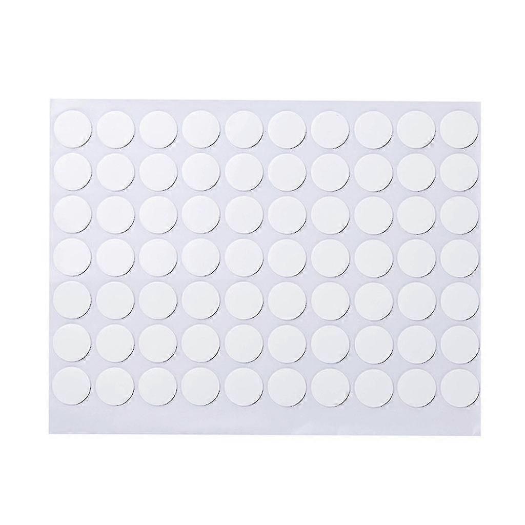 70 Pcs Round Transparent Sticky Gel Tape Double-sided Adhesive Balloon Glue