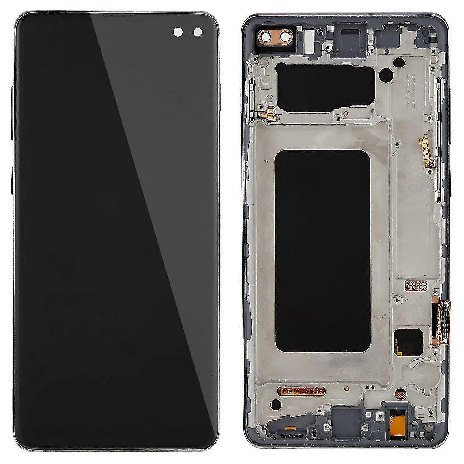 Compatible with Samsung Galaxy S10 Plus G975 LCD Screen and Digitizer Assembly+Frame