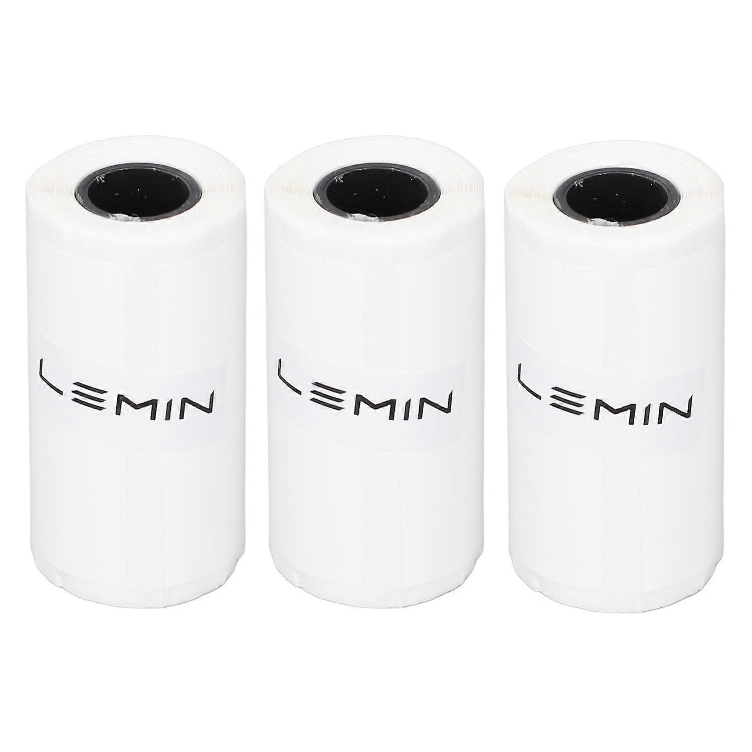 3 Rolls Self Adhesive Thermal Paper Clear Printing Easy Peeling White Thermal Receipt Paper for Home