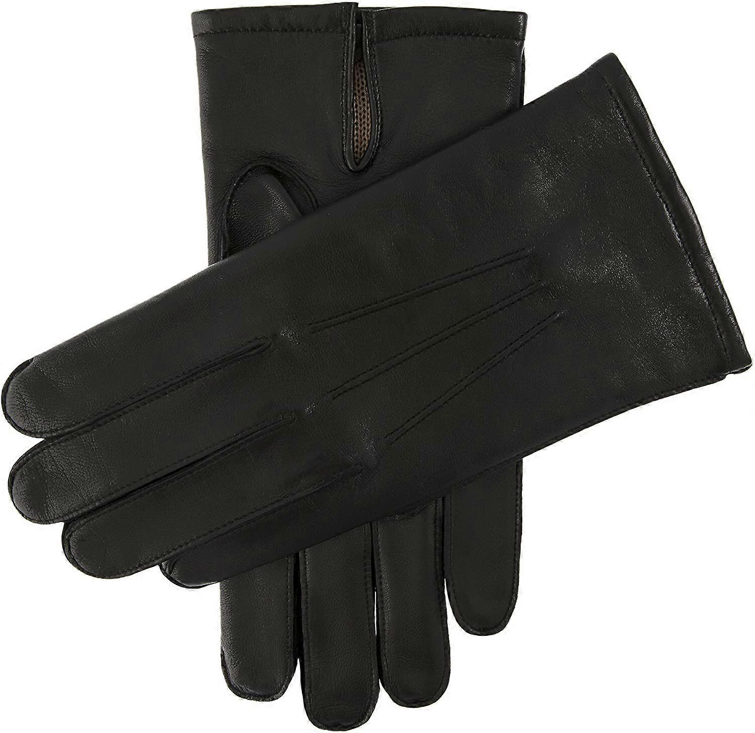 Dents Mens Leather Gloves with Palm Vent & 3