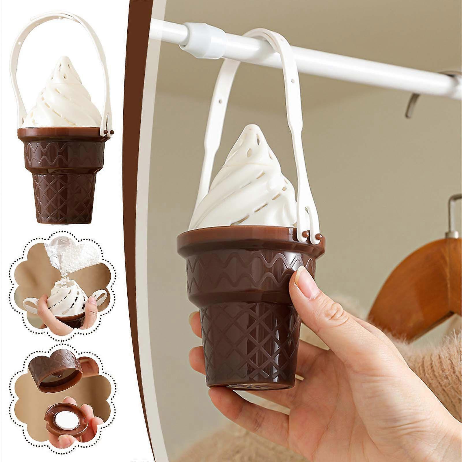 Ice Cream Dehumidifier Box Household Wardrobe Proof Dehumidifier Mildewproof Return To The South Can Hang Desiccant
