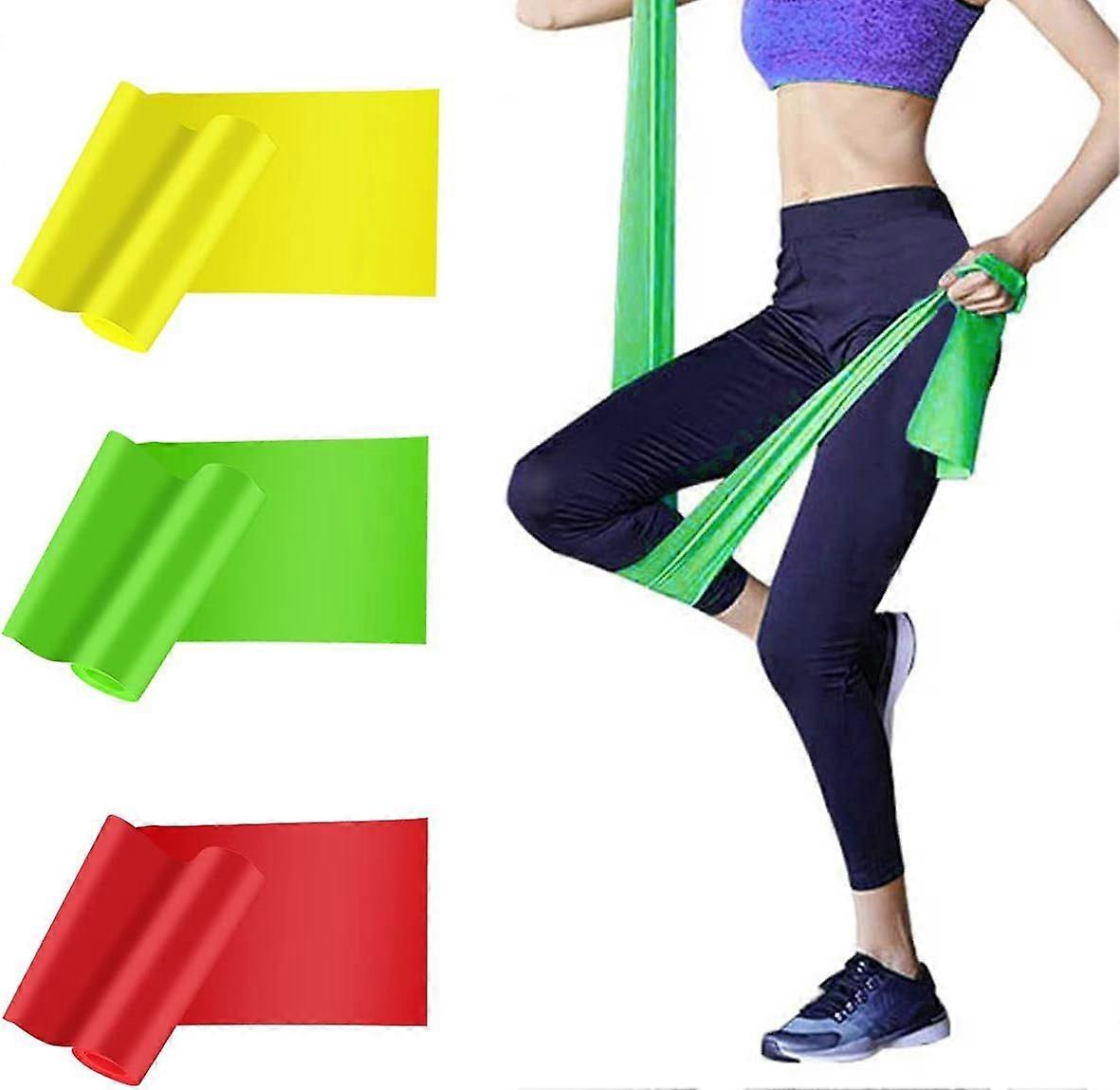 Resistance Bands Elastic Exercise Bands 3 Pack Physical Therapy