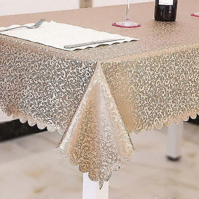Waterproof Tablecloth Rectangular Vinyl Soft PU Table Cloth for Kitchen Dining Camping Oil-Proof Stain Resistant Table Cover