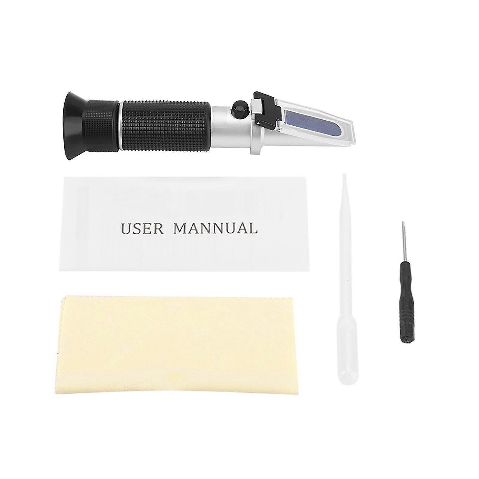 Portable Professional 0~20% Brix Refractometer Handheld Beer Fruit Juice Sugar Tester Meter