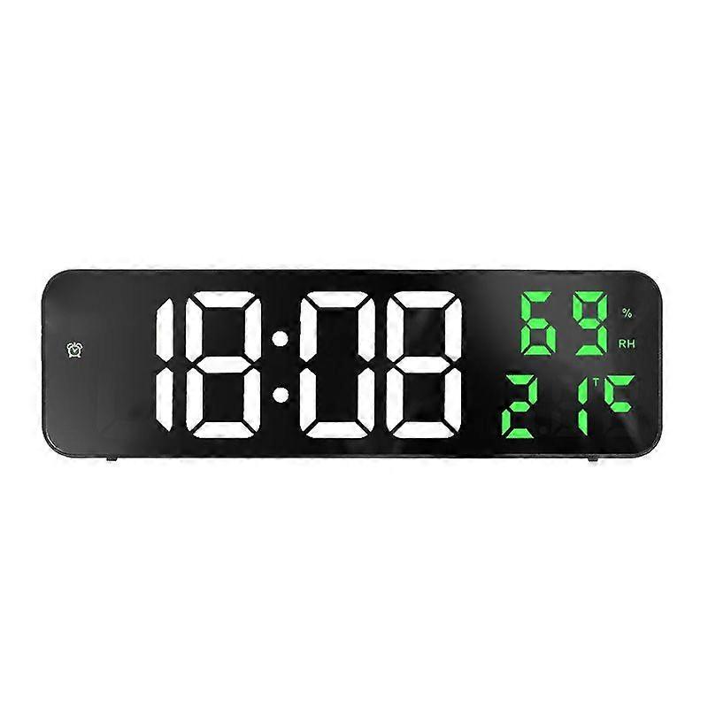 Large Digital LED Clock Home Electronic Alarm Clock Large Screen Plug in Clock Wall Mounted