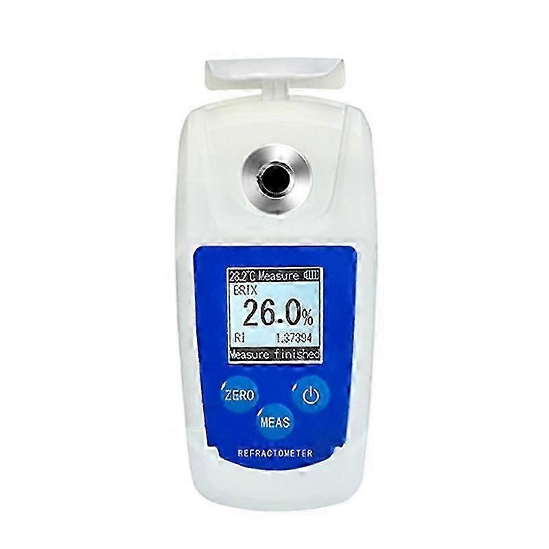 Digital Refractometer Sugar Meter Refractometer Digital Fruit Sugar Meter Juice Drinks Measuring Range 0-55%