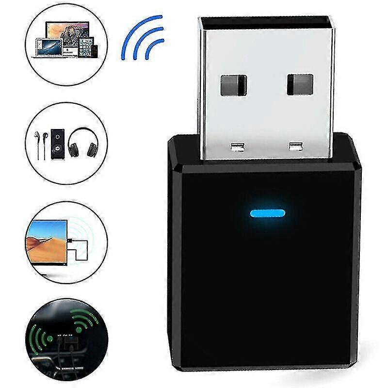 2 In 1 Usb Bluetooth 5.0 Receiver Transmitter Car Wireless Bluetooth