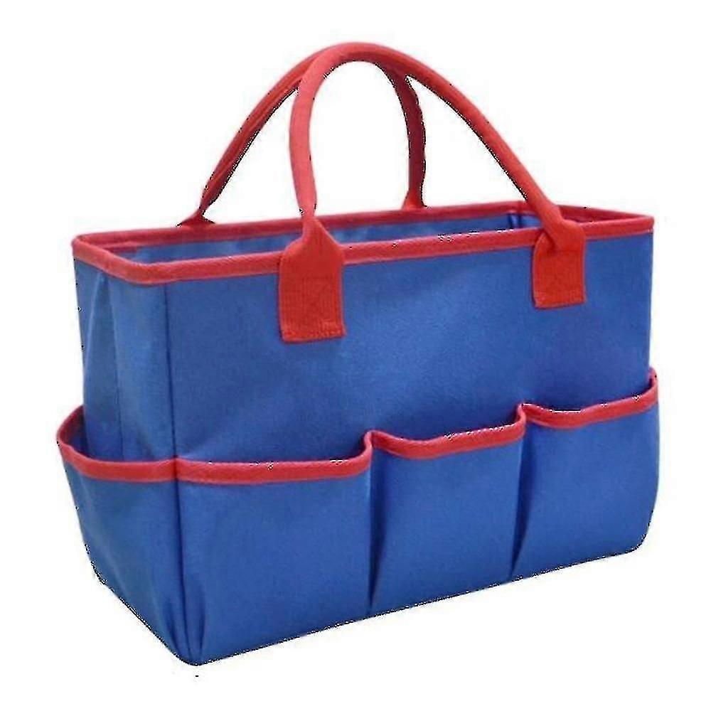 Desktop Folder Storage Bag Compatible With Desk Daily Use, Blue