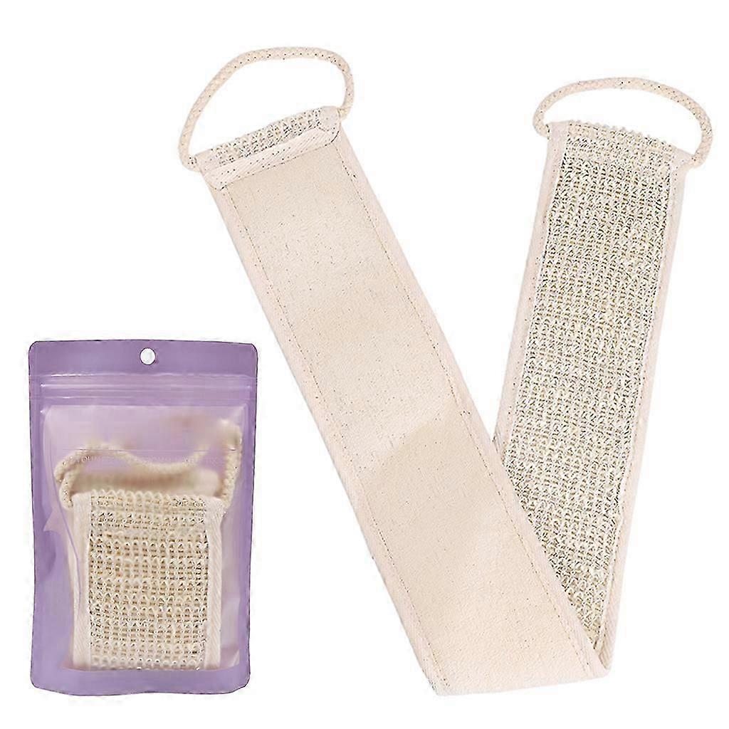 Multifunctional Soft Cotton Linen Body Cleaning Back Scrubber Bathroom Tool