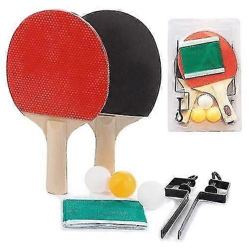 unique Portable Retractable Ping Pong Post Net Rack Ping Pong Paddles Quality Table Tennis Rackets Set Ping