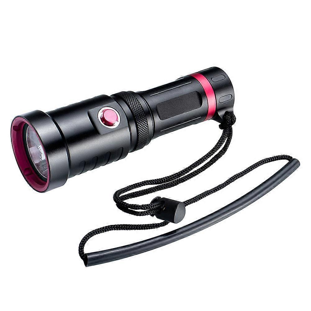 Diving Outdoor Night Hunting Flashlight Tail Line Diving Light Waterproof White XHP70 10000lm Aluminum Alloy