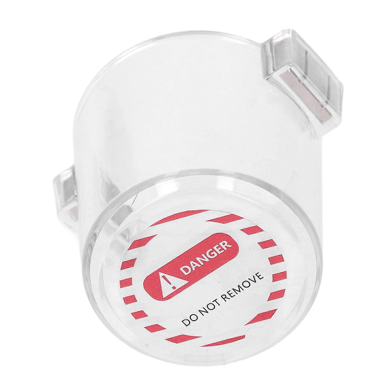 Magnetic Emergency Stop Switch Cover Transparent Round Push Button Lockout Protector for Device Locking Energy Isolation 