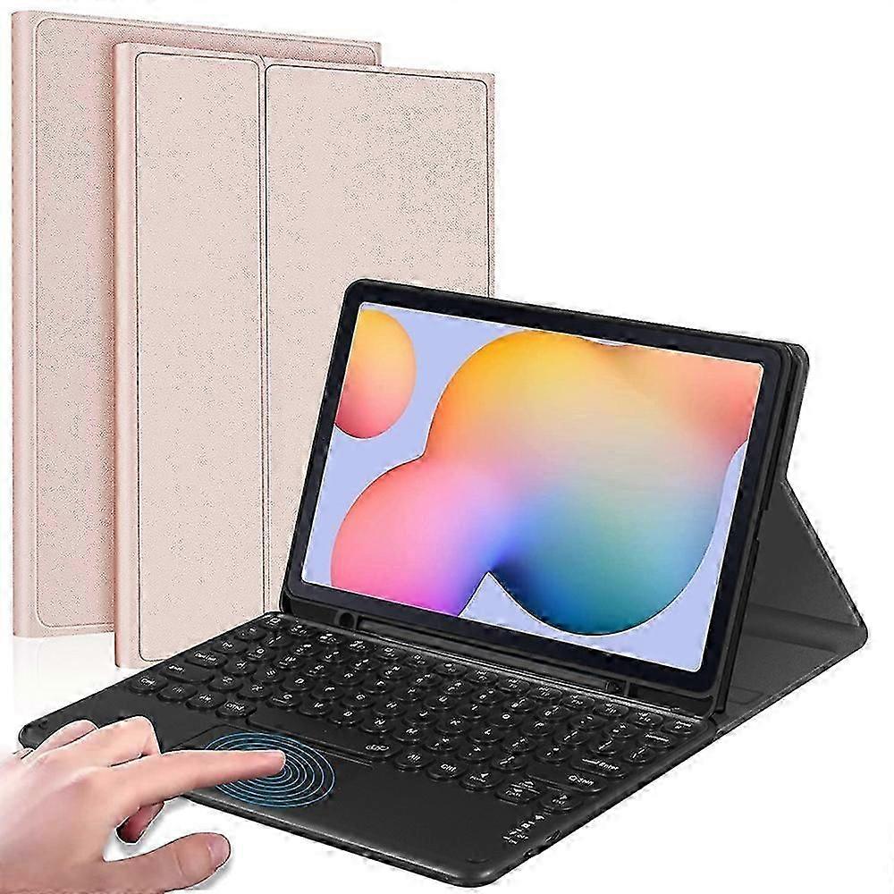 For Samsung Galaxy Tab S9 / S9 FE Detachable Bluetooth Touchpad Keyboard Cover with S Pen Holder - B
