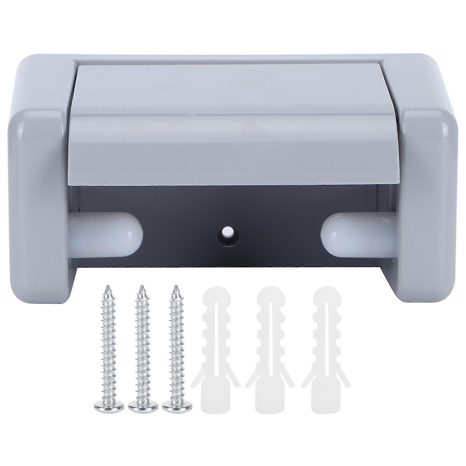 Wall Mounted Toilet Paper Holder Stainless Steel Tissue Rack for Bathroom, Modern Design, Easy Installation