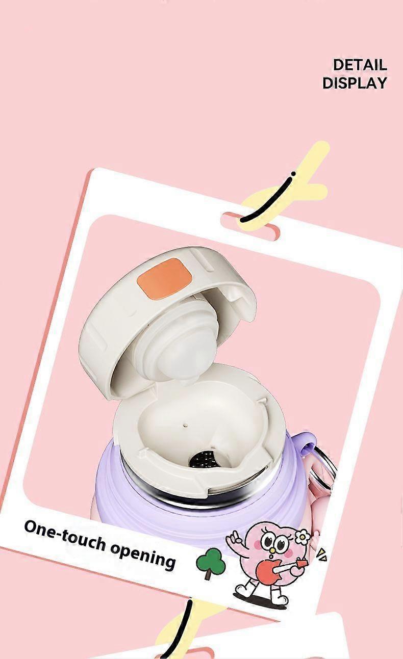 14 oz Insulated Water Bottle,Vacuum Insulated 316 Stainless Steel Reusable Sports Bottle-Pink