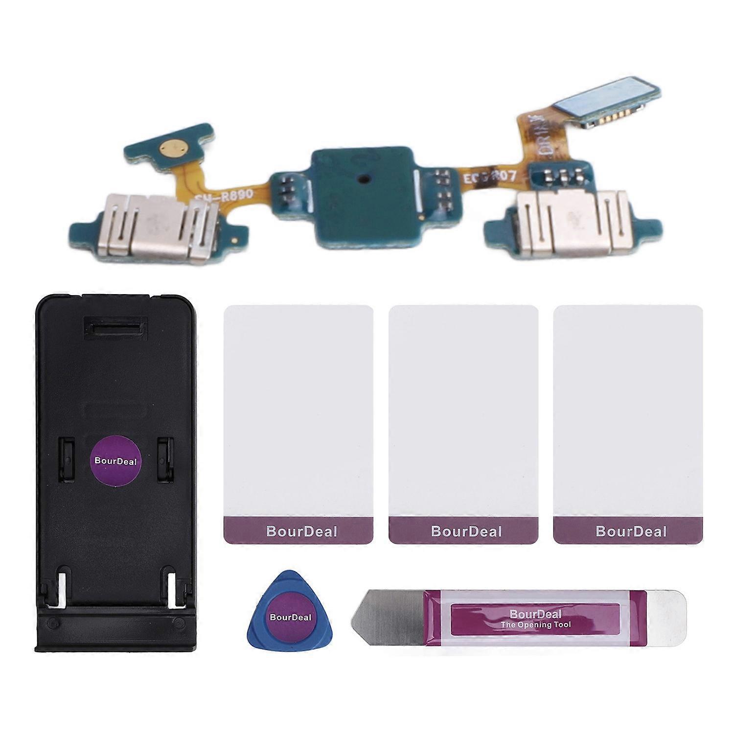 Power Button Switch Return Key Flex Cable with Repair Kit PCB Safe for Galaxy Watch 4 Classic 46mm R