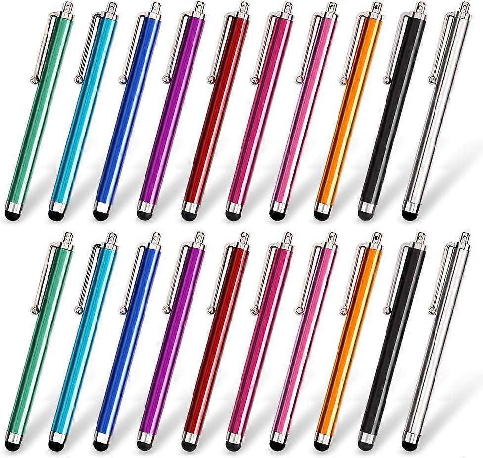 High-Precision Stylus Bundle For Touch Screen Devices, Clip Design Facilitates Convenient Carry, Scratch Prevention With Soft Rubber Tips