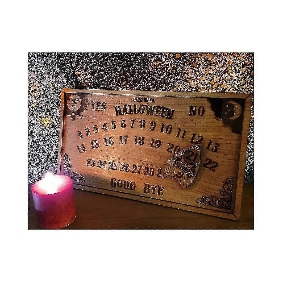 Countdown Board With Magnetic Effect Halloween Magnetic Countdown Board