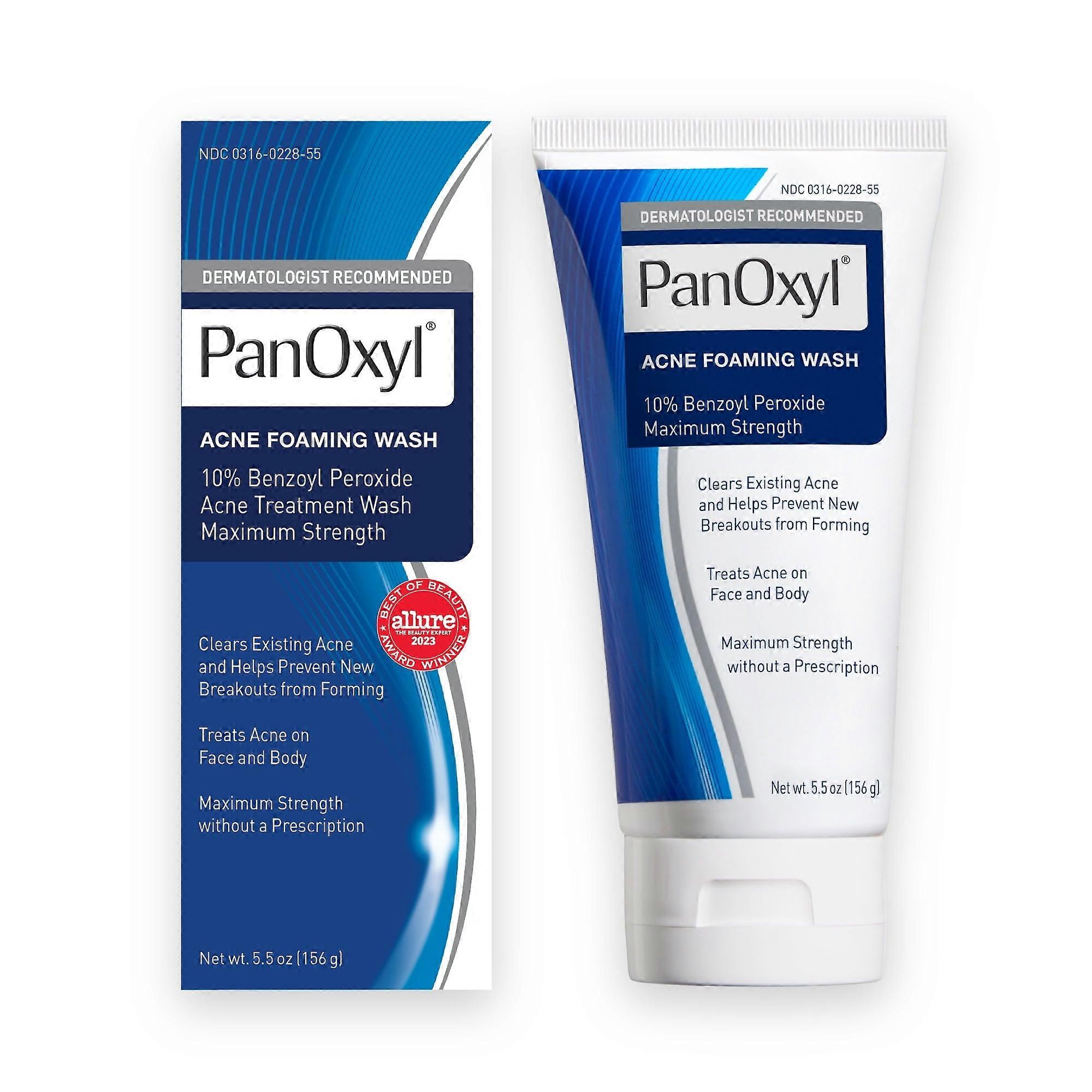 Panoxyl Foaming Acne Wash, Maximum Strength, 10% - 5.5 Oz